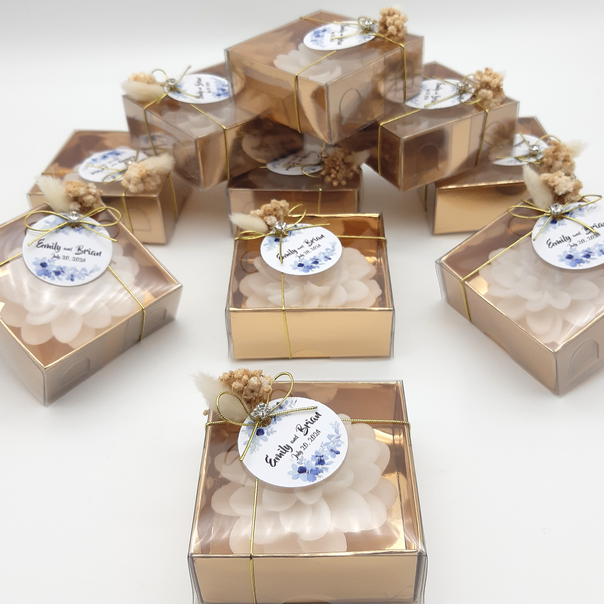 detalles boda para invitados, vela con forma de flor de loto personalizadas Detalles Comunion, Bautizo, Boda, Regalito Invitados, ideal como regalo recuerdos comunion