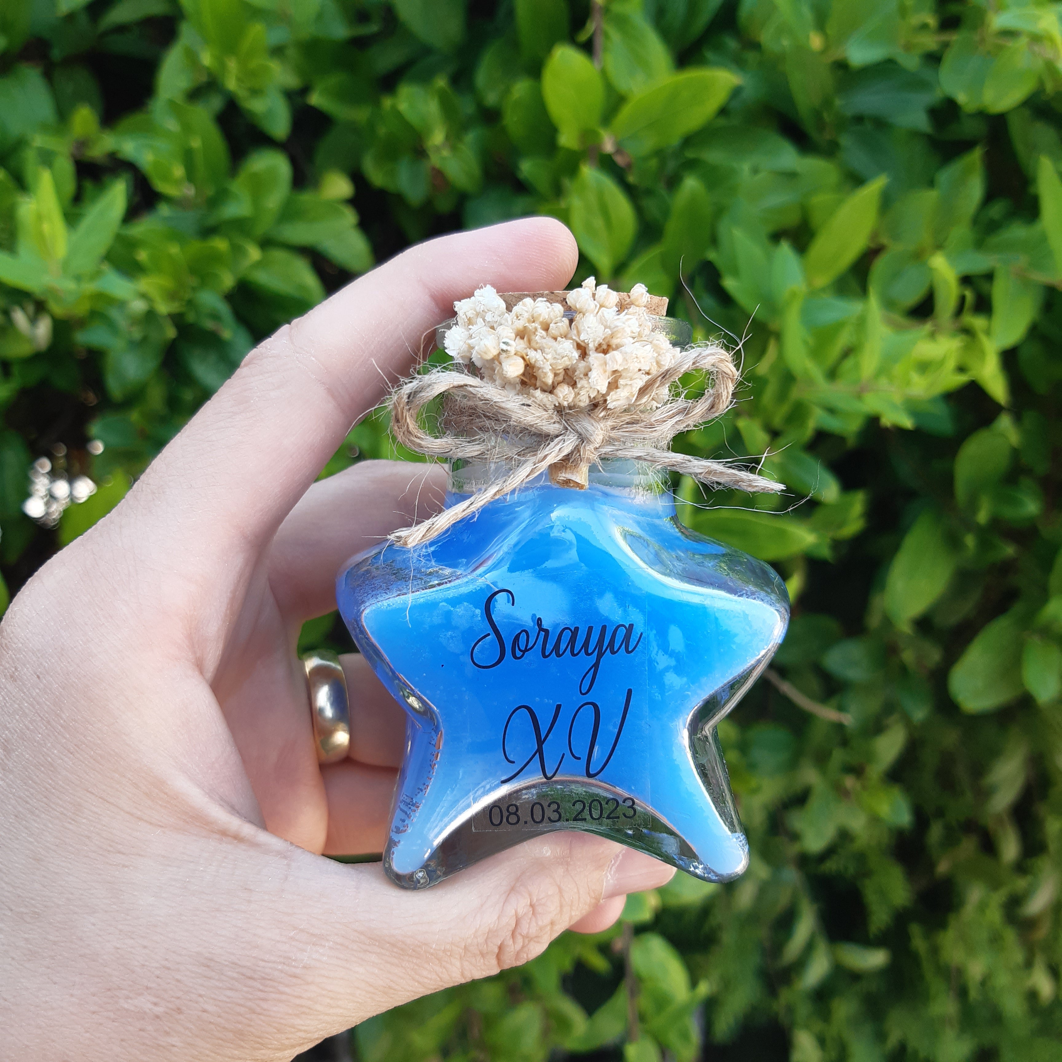 detalles boda para invitados, vela en cristal estrella personalizadas regalito ideal como regalo recuerdos comunion Bautizo, Boda, Regalito Invitados,