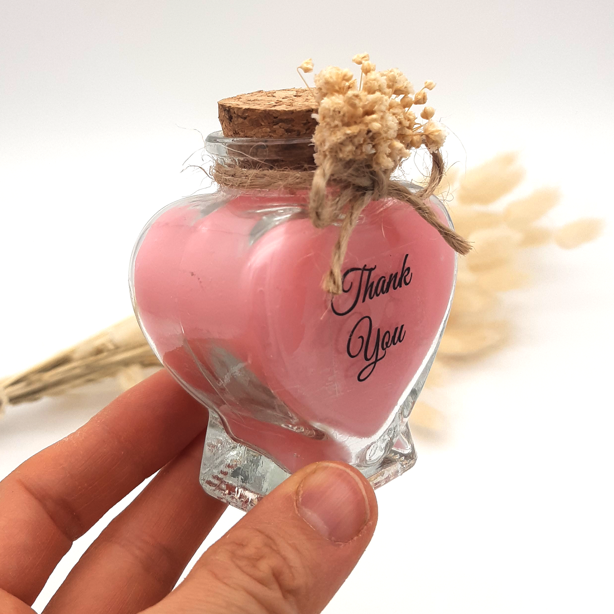 detalles boda para invitados, vela en vaso con forma de corazón personalizadas Regalito Invitados, regalito ideal como regalo recuerdos communion Bautizo, Boda