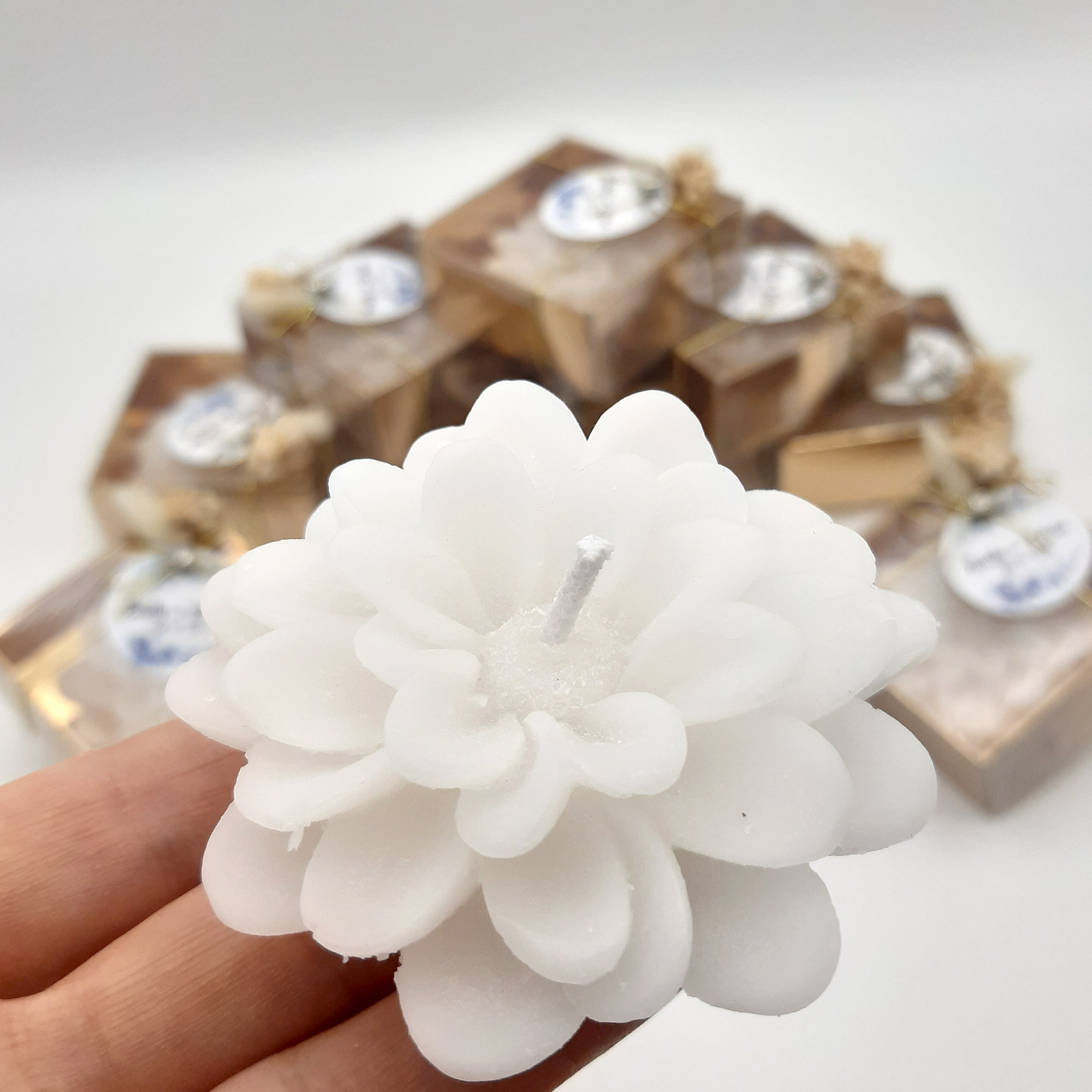 Recuerdos de boda a granel Imán de nevera de epoxi con caja para despedida de soltera