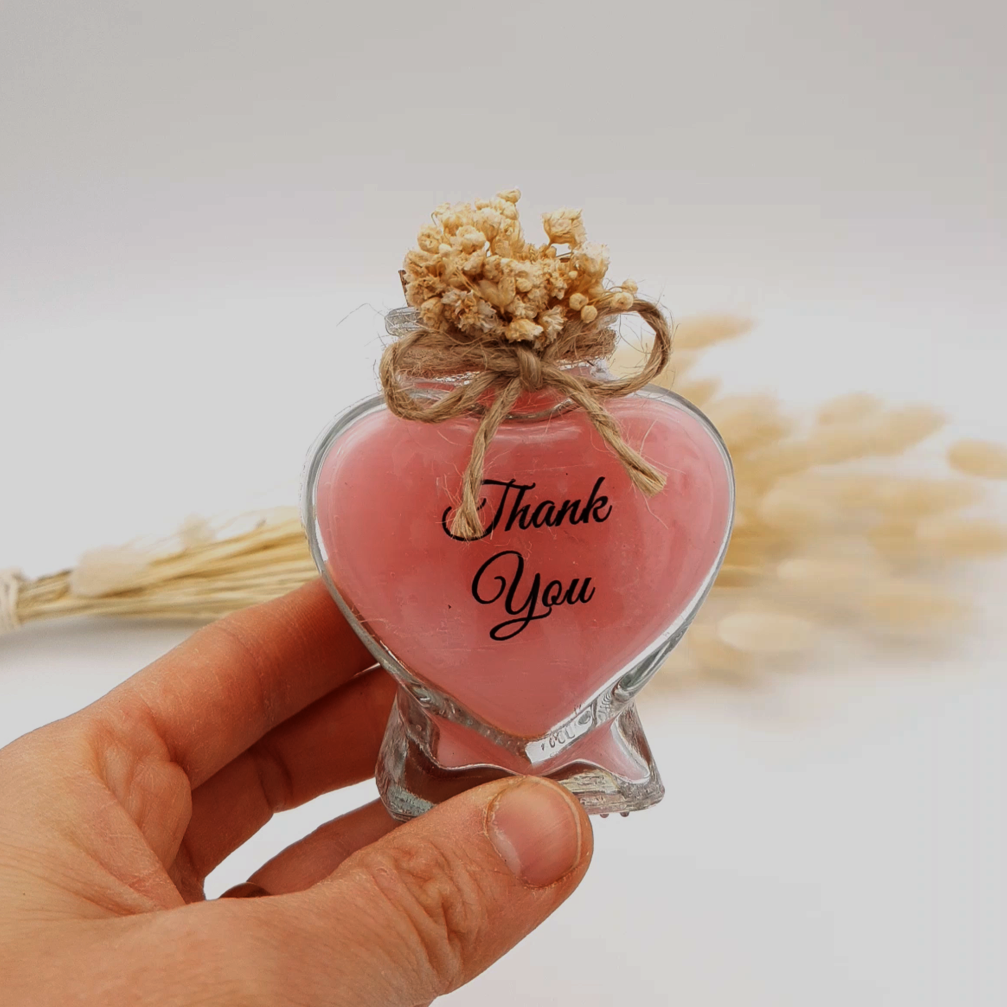 detalles boda para invitados, vela en vaso con forma de corazón personalizadas Regalito Invitados, regalito ideal como regalo recuerdos communion Bautizo, Boda