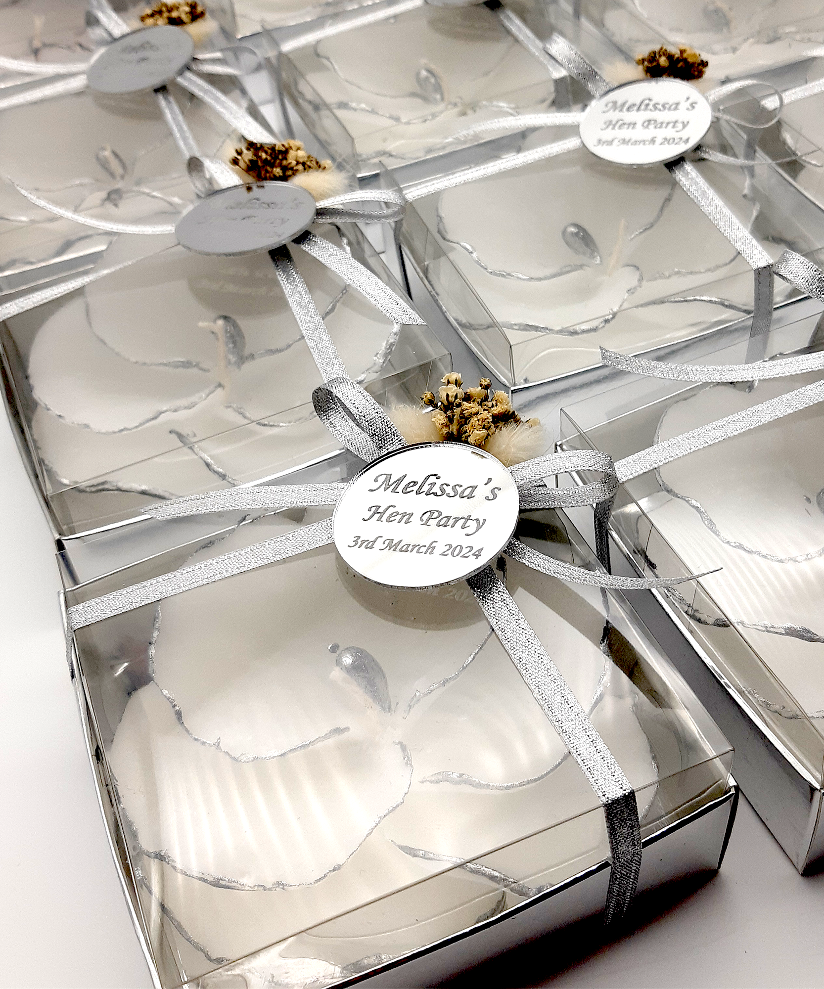 Detalles de boda para invitados, flor de orquídea en forma de vela personalizado, Comunión, Bautizo, detalles de boda, regalo para invitados, ideal como recuerdo de comunión