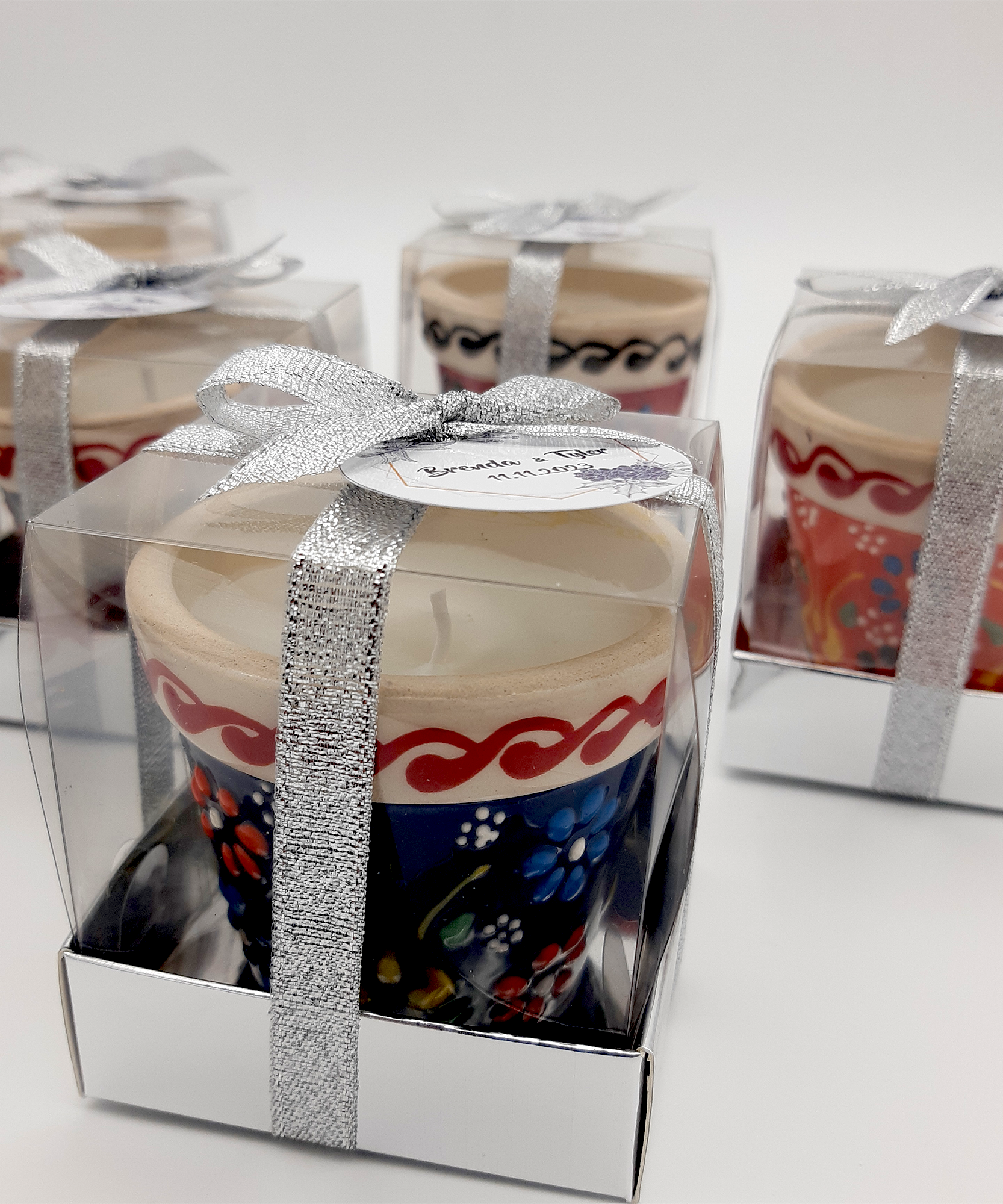 detalles boda para invitados, vela en vasija de cerámica personalizadas Regalito Invitados, regalito ideal como regalo recuerdos communion Bautizo, Boda