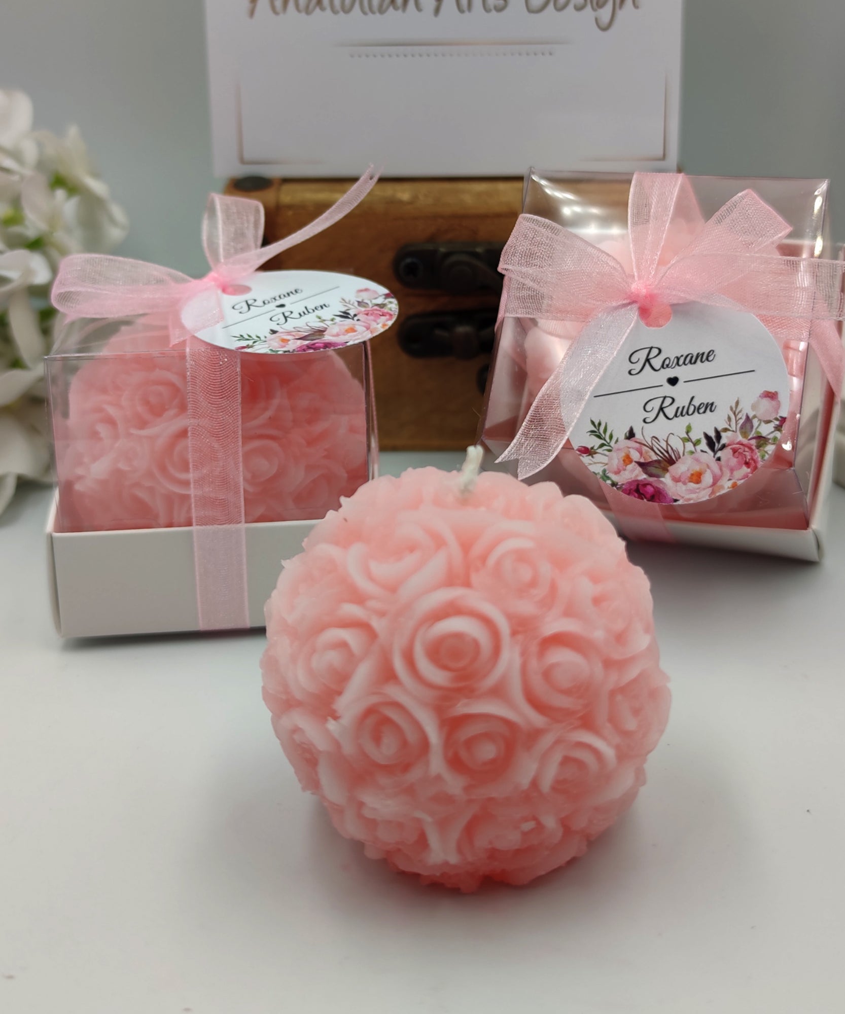 detalles boda para invitados, velas rosas personalizadas Detalles Comunion, Bautizo, Boda, Regalito Invitados, ideal como regalo recuerdos comunion  