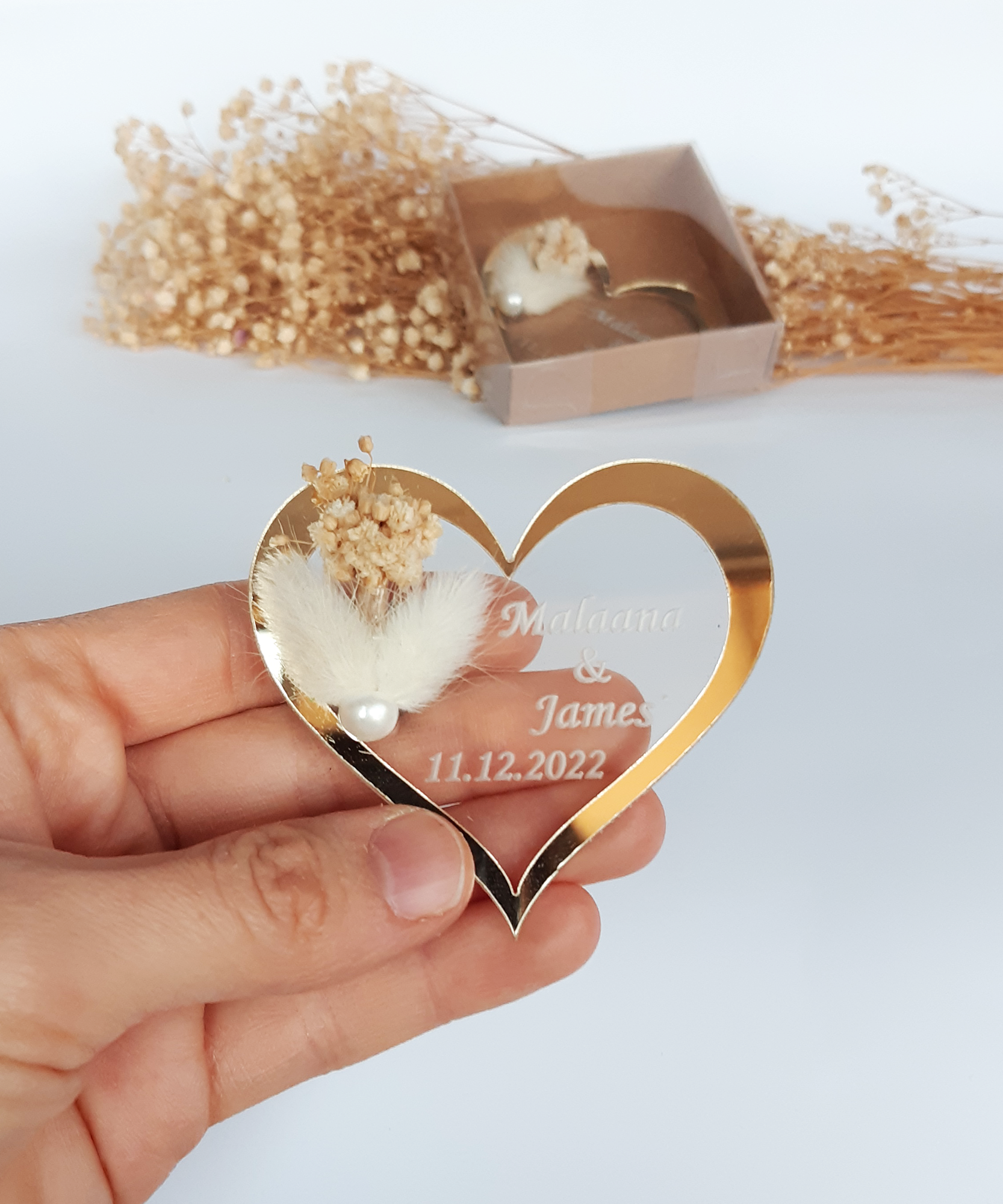 Recuerdos de boda para invitados, regalos invitados boda, acrílica piezas imán detalles boda para invitados, detalles comunion bautizo para invitados  ,