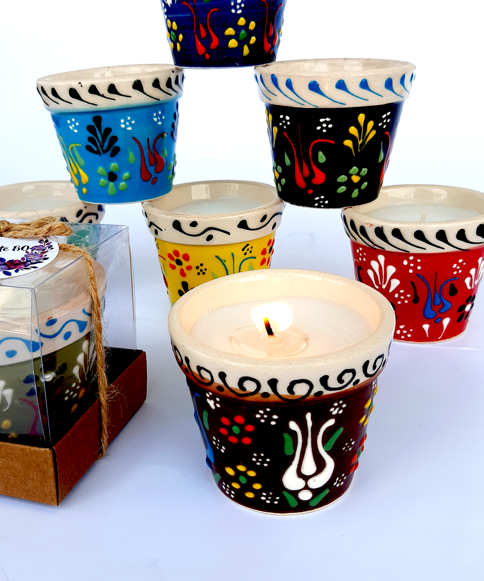 detalles boda para invitados, vela en vasija de cerámica personalizadas Regalito Invitados, regalito ideal como regalo recuerdos communion Bautizo, Boda